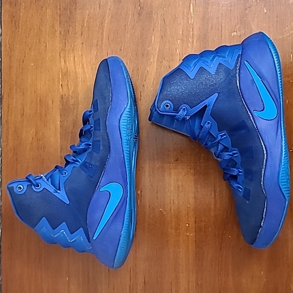 Nike Zoom Hyperdunk 2016 Game Royal Boys Sneakers 845120-440 Size 7Y GS - Picture 10 of 16